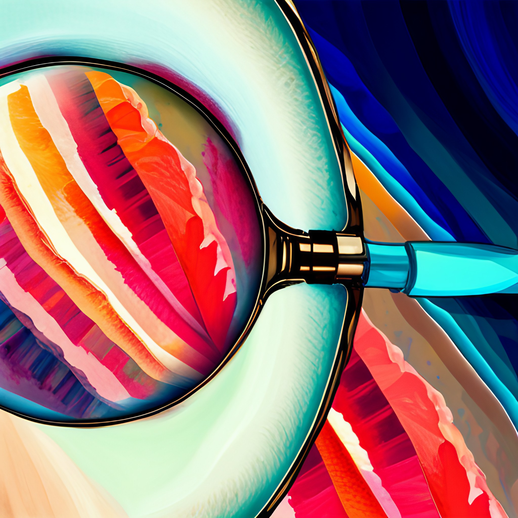 ai-generated image of a magnifying glass