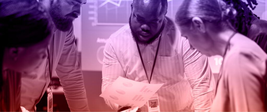 Nonprofit staff using organized, trustworthy data to make better decisions.